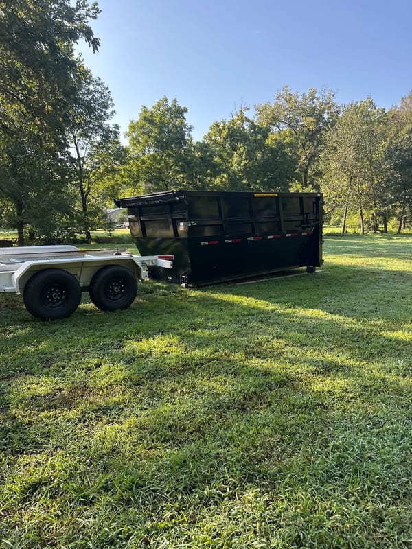 A 20-yard roll-off on a job in Elkmont.